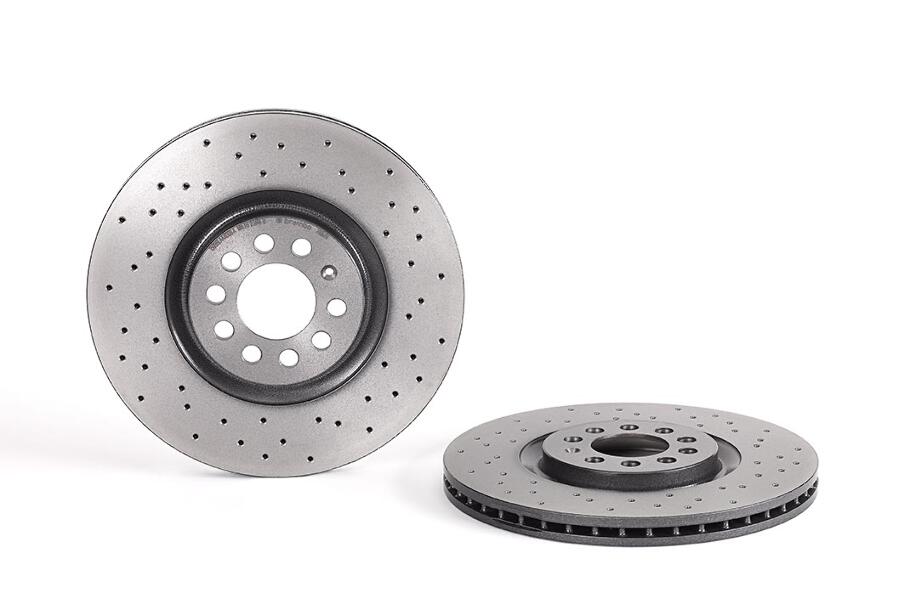 Audi Brake Kit - Pads and Rotors Front and Rear (312mm/239mm) (Xtra) (Low-Met) 8N0615301A - Brembo 3089541KIT